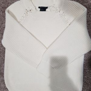 A/X cream sweater